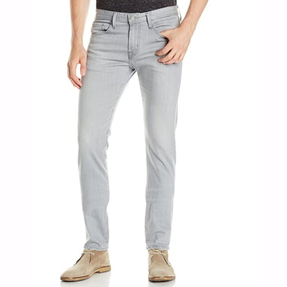 H&M Men's Grey Slim Jeans - Size 33x32